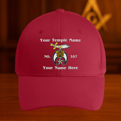 Custom Shriner Hat - Embroidered