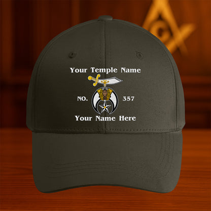 Custom Shriner Hat - Embroidered