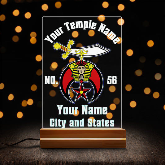 Custom Shriners Night Light