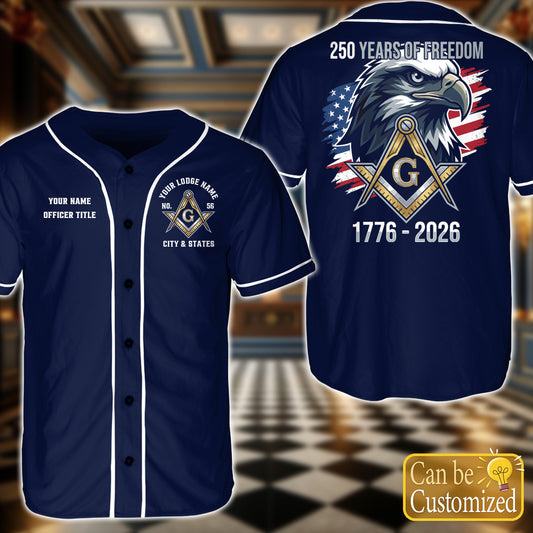 Custom USA 250th Anniversary Baseball Jersey
