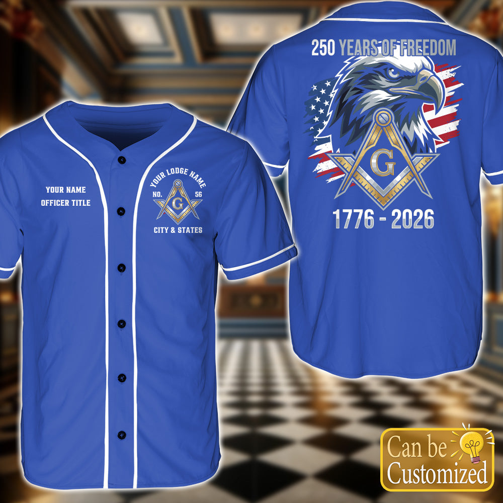 Custom USA 250th Anniversary Baseball Jersey