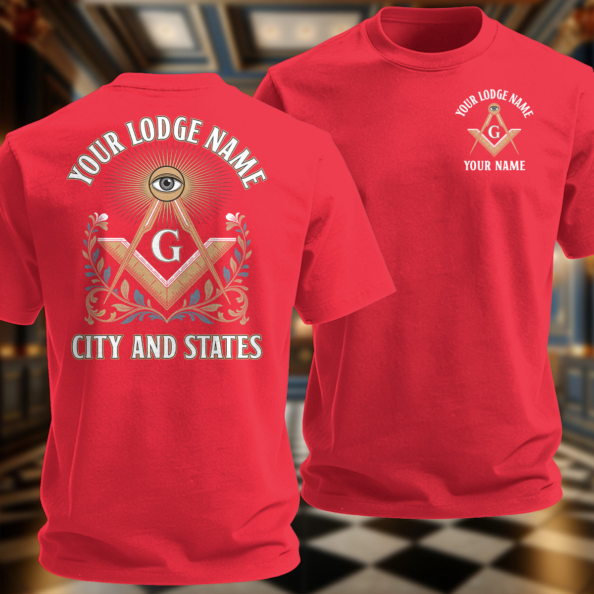 Custom Lodge Name T-Shirt