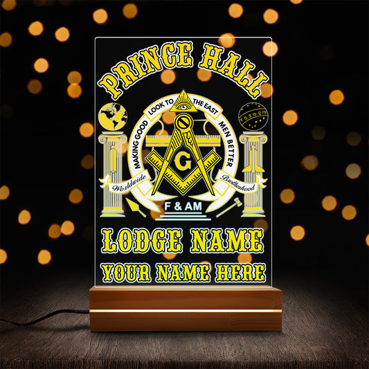 Custom Prince Hall Night Light