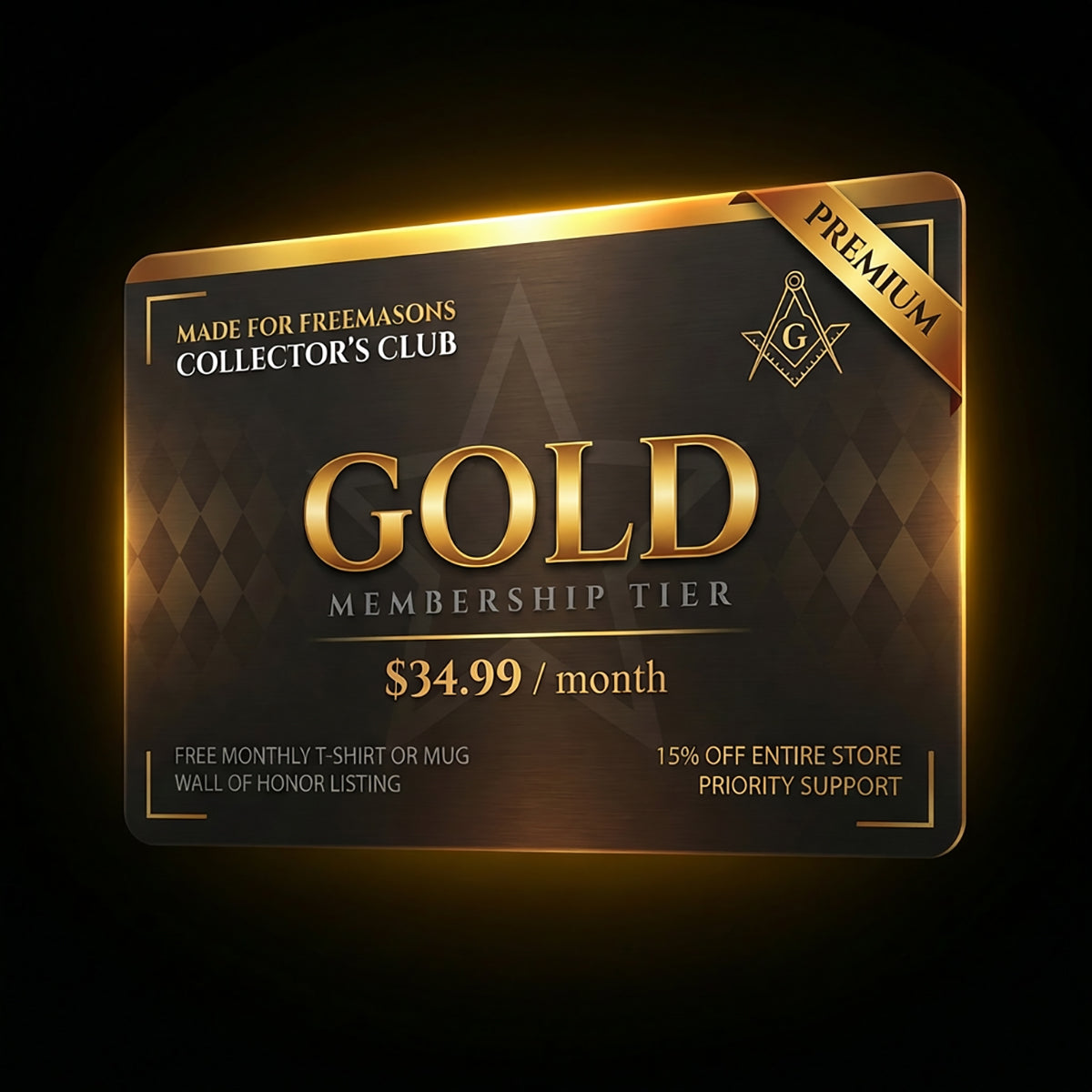 Masonic Collector's Club — Gold