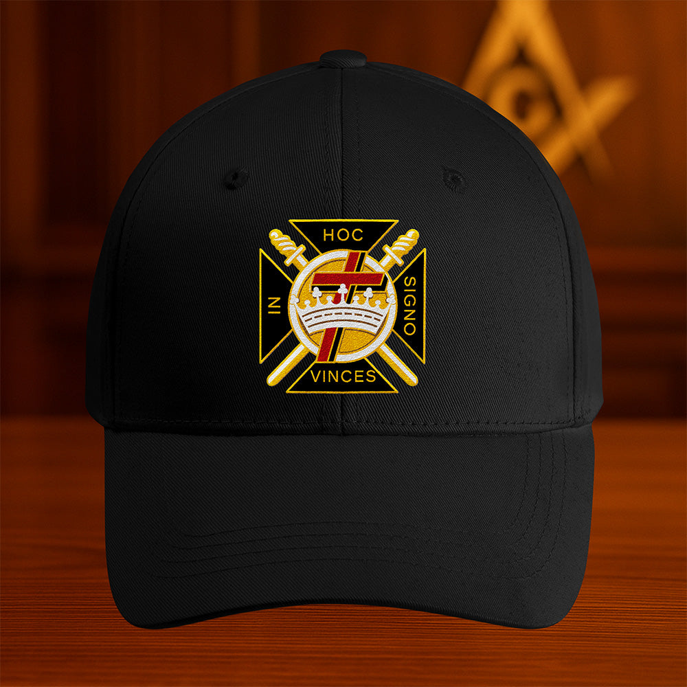 Knights Templar Hat - Embroidered