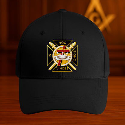 Knights Templar Hat - Embroidered