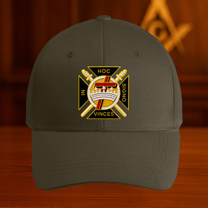 Knights Templar Hat - Embroidered