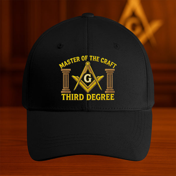 Master of The Craft Third Degree Hat - Embroidered