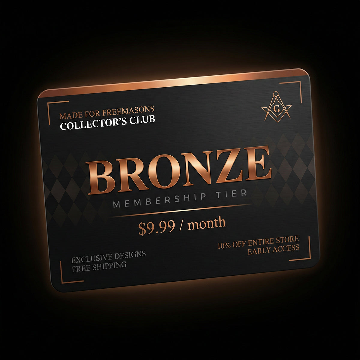 Masonic Collector's Club — Bronze