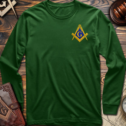 Masonic Embroidered Long Sleeve Shirt