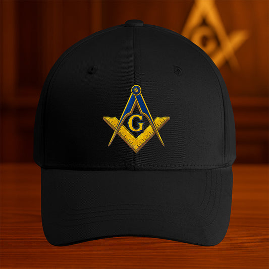 Masonic Square and Compass Hat - Embroidered