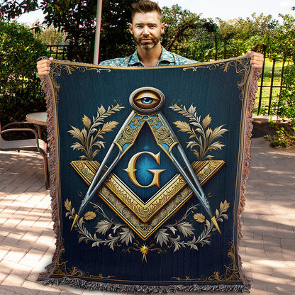 Masonic Heirloom Woven Blanket