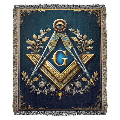 Masonic Heirloom Woven Blanket