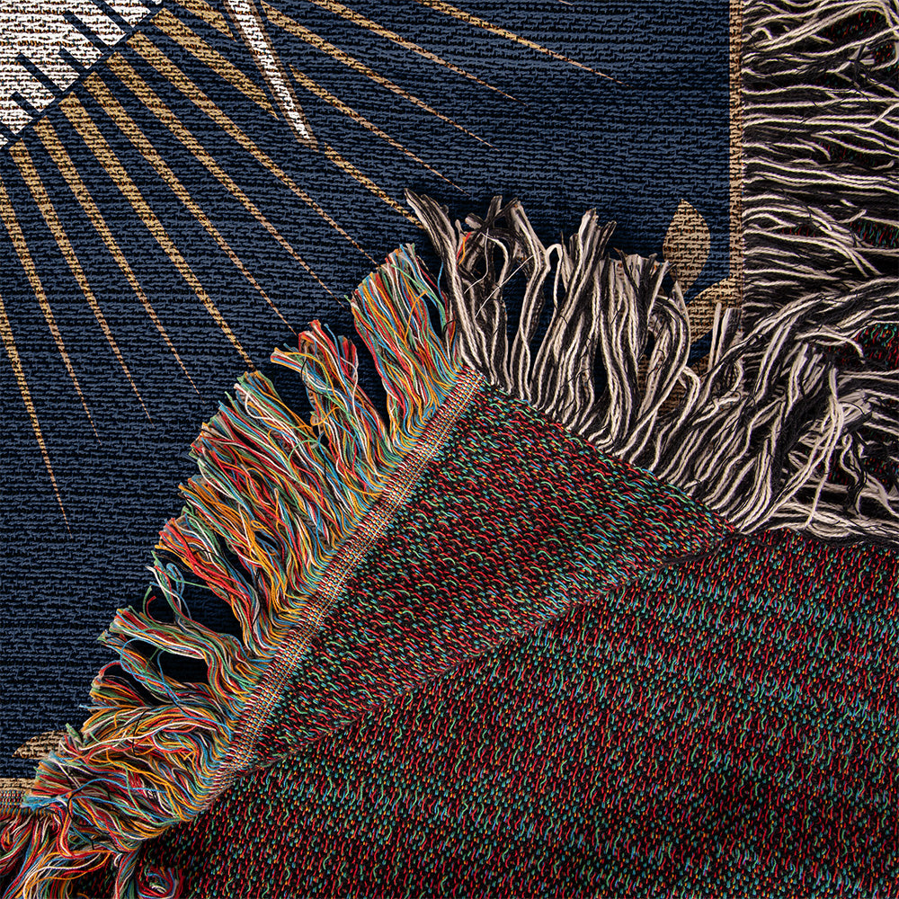 Masonic Square and Compass Heirloom Woven Blanket