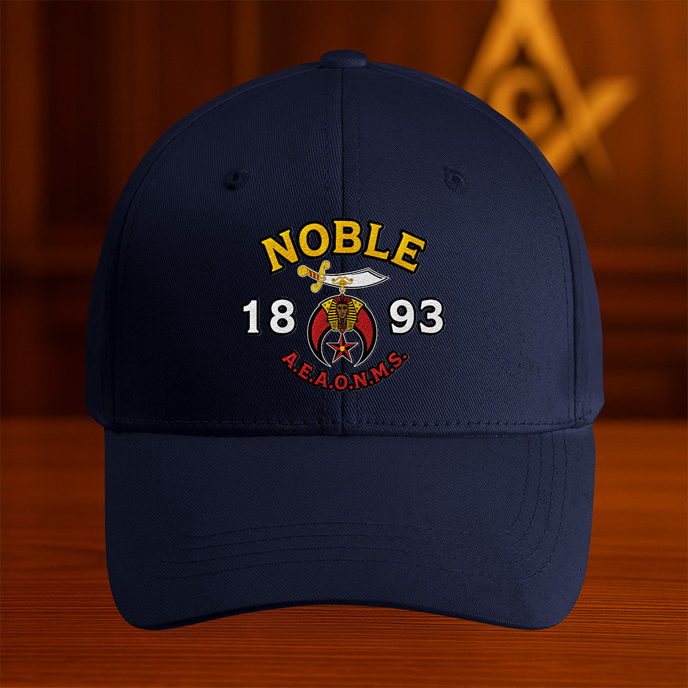 Noble 1893 AEAONMS Shriner Hat - Embroidered