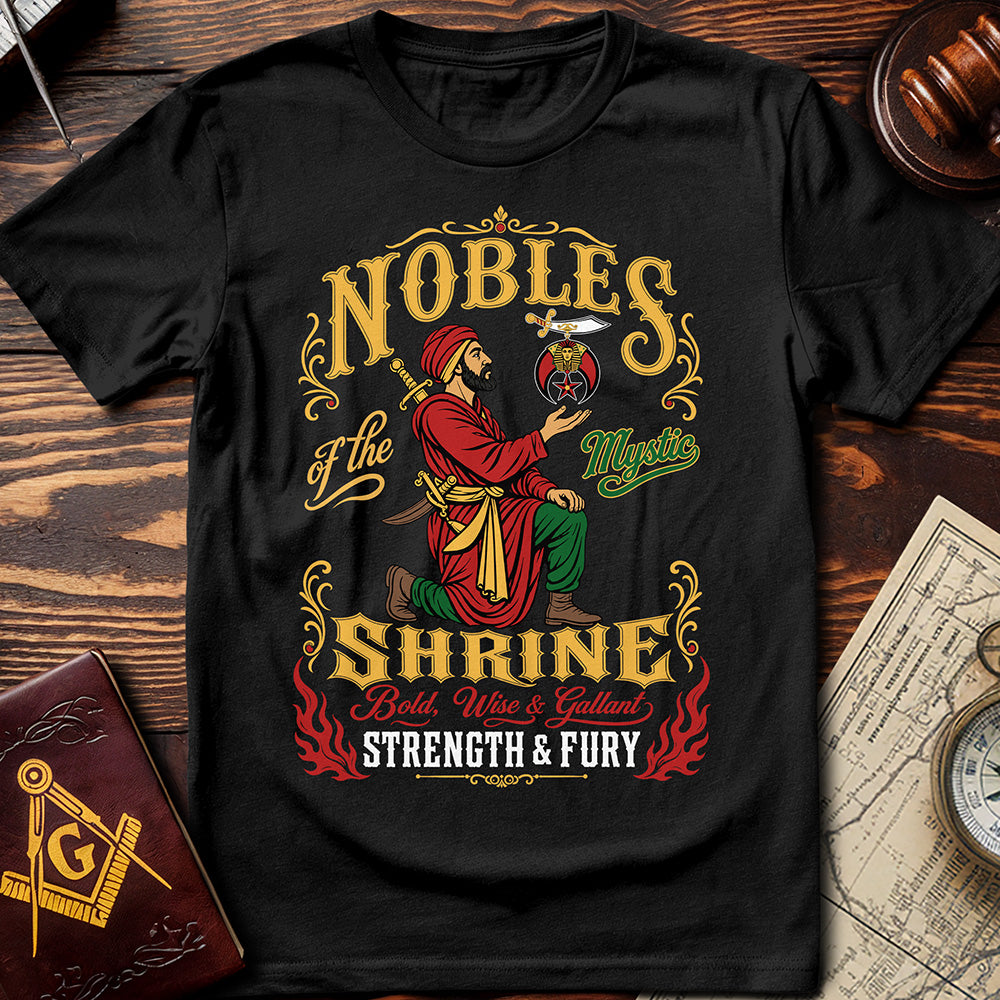 Nobles Of The Mystic Shrine Bold Wise & Gallant T-Shirt