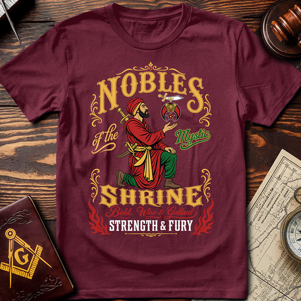 Nobles Of The Mystic Shrine Bold Wise & Gallant T-Shirt