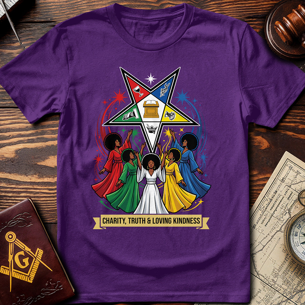 OES Charity, Truth & Loving Kindness T-Shirt