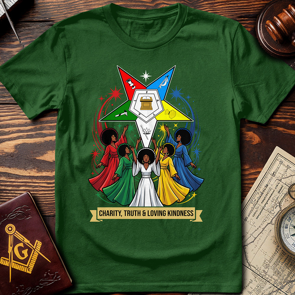 OES Charity, Truth & Loving Kindness T-Shirt