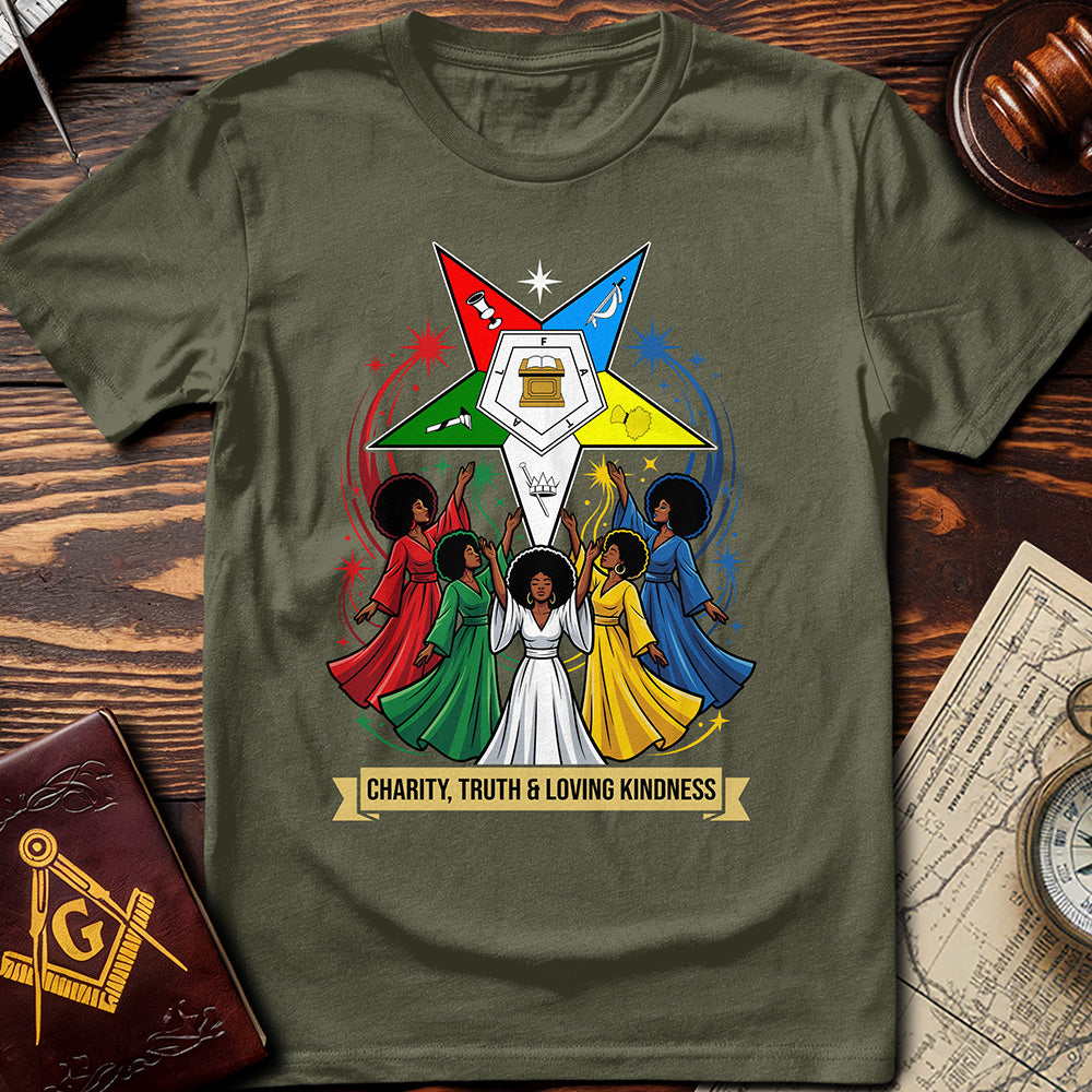 OES Charity, Truth & Loving Kindness T-Shirt