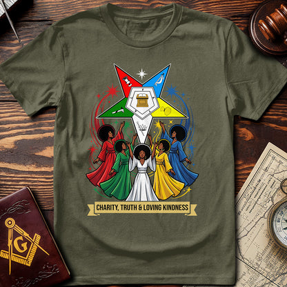 OES Charity, Truth & Loving Kindness T-Shirt
