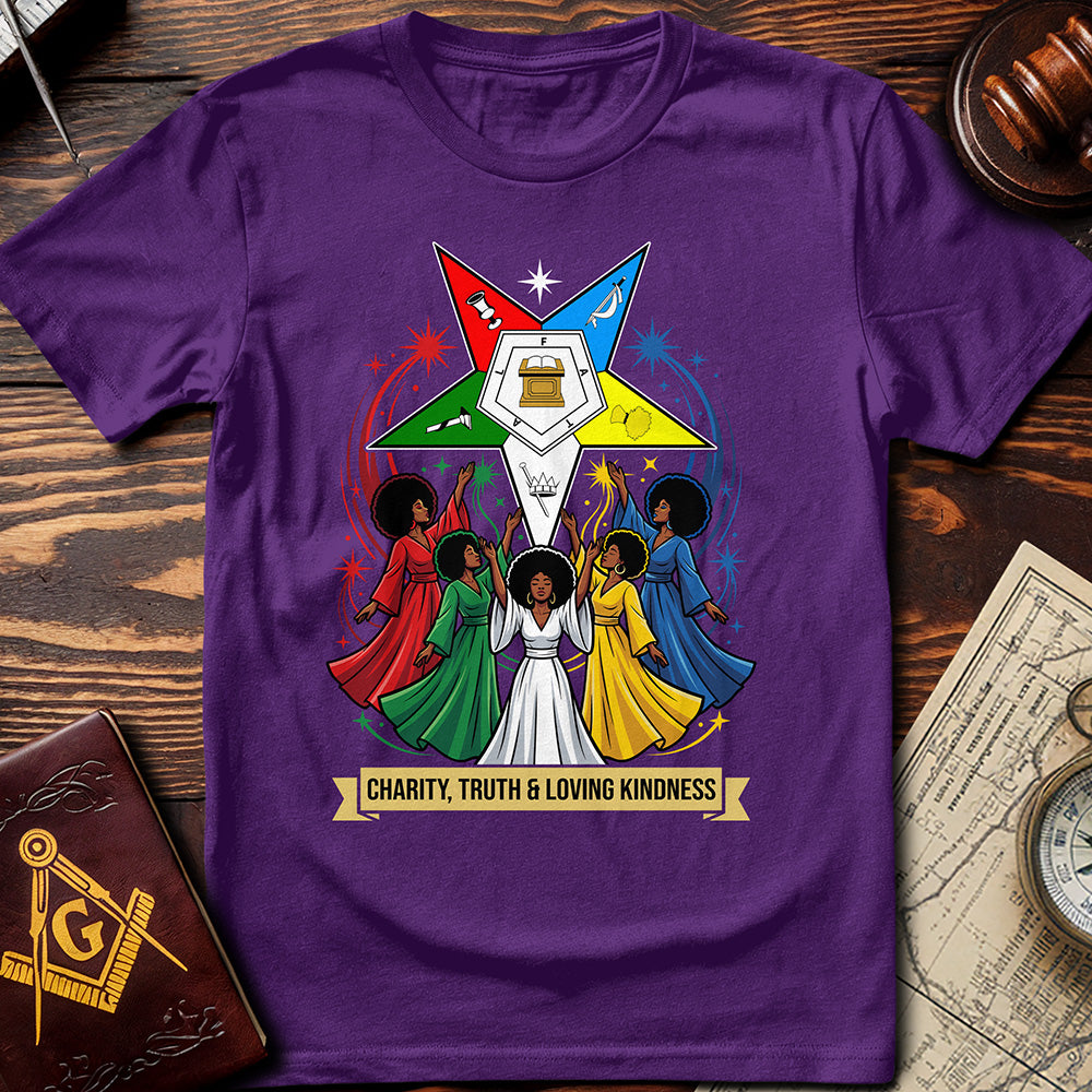 OES Charity, Truth & Loving Kindness T-Shirt