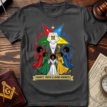 OES Charity, Truth & Loving Kindness T-Shirt