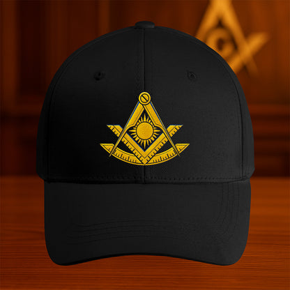 Past Master Masonic Hat - Embroidered