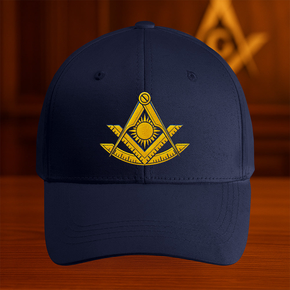 Past Master Masonic Hat - Embroidered