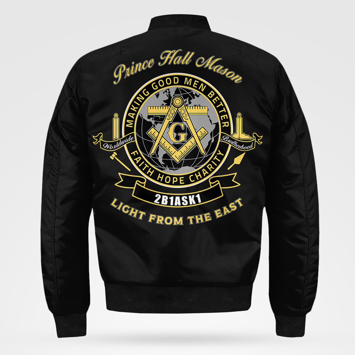 Prince Hall on sale Masonic Bomber Jacket