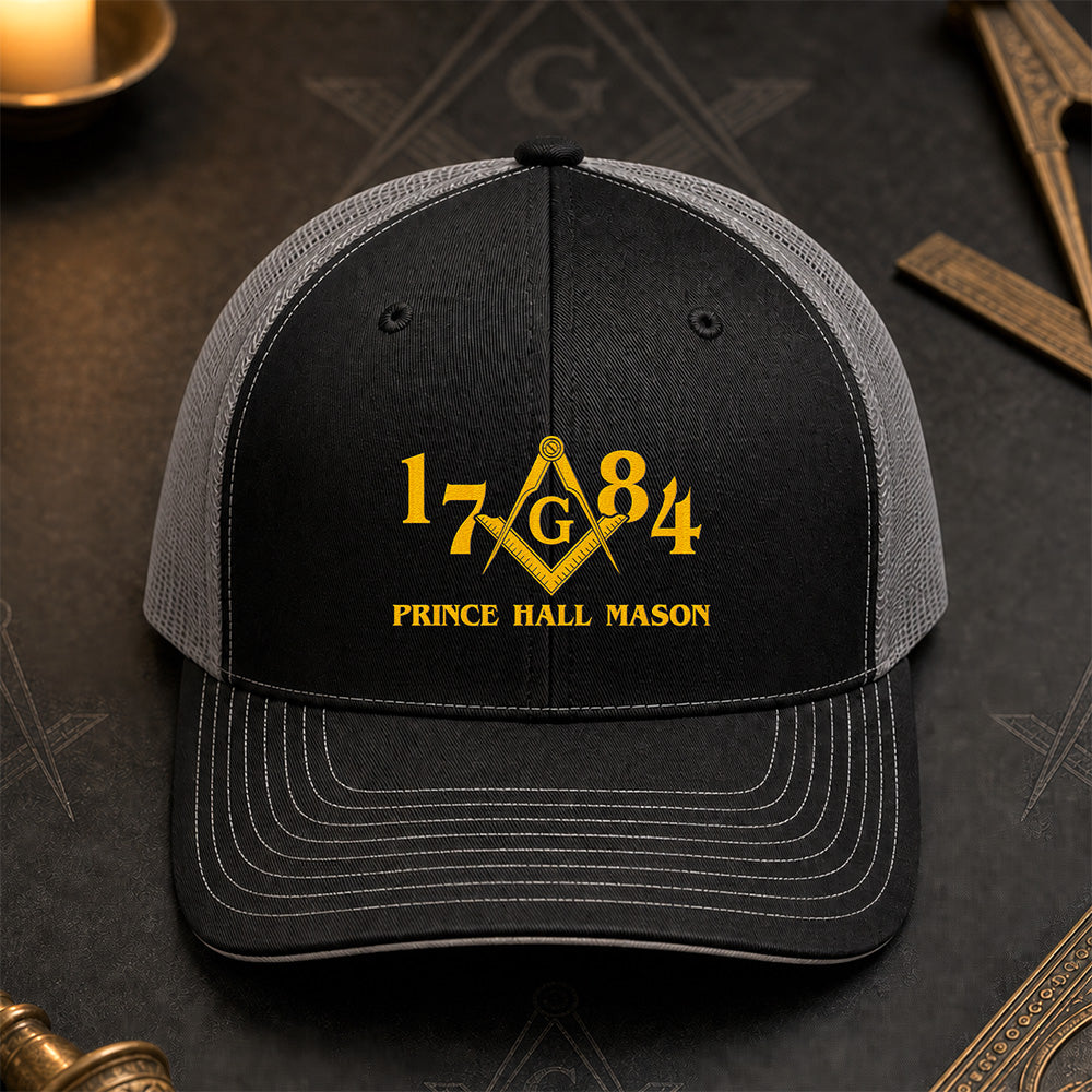 Prince Hall Trucker Hat - Embroidered
