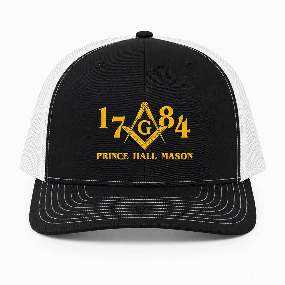 Prince Hall Trucker Hat - Embroidered