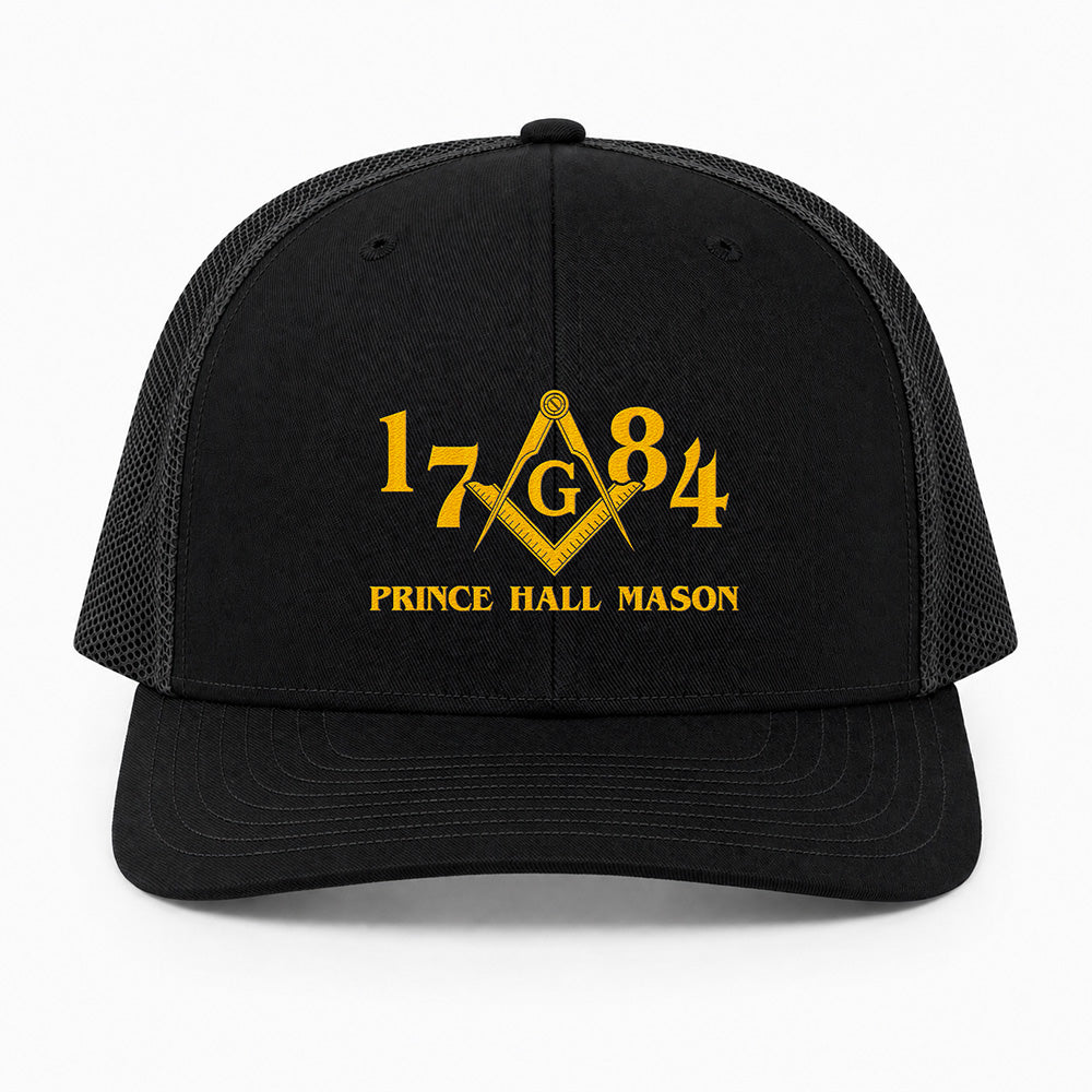Prince Hall Trucker Hat - Embroidered