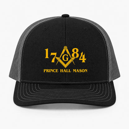 Prince Hall Trucker Hat - Embroidered
