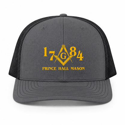 Prince Hall Trucker Hat - Embroidered
