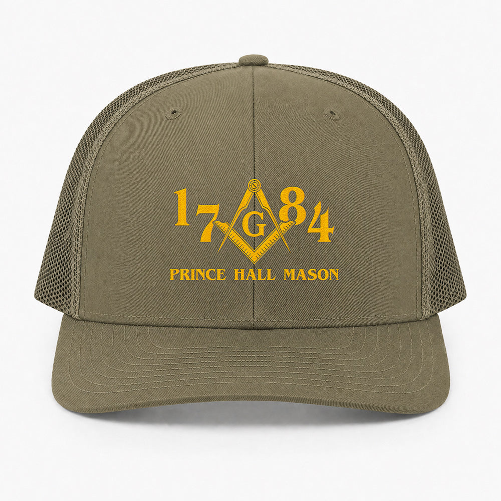 Prince Hall Trucker Hat - Embroidered