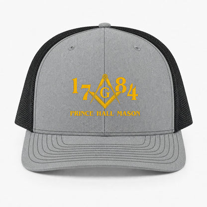 Prince Hall Trucker Hat - Embroidered