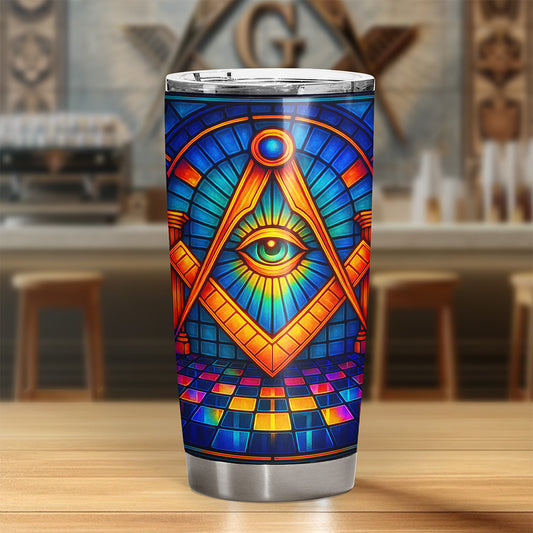 Rose & Light Masonic Tumbler