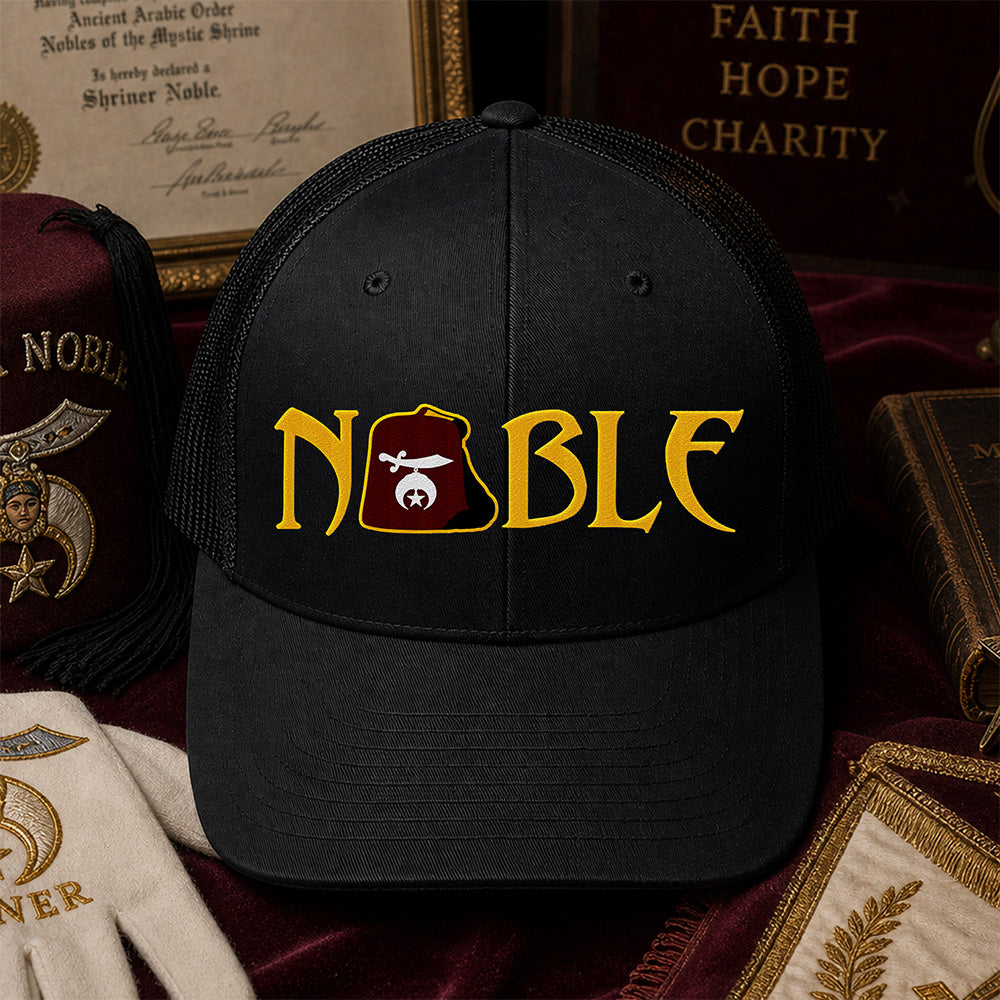 Shriner Noble Trucker Hat - Embroidered