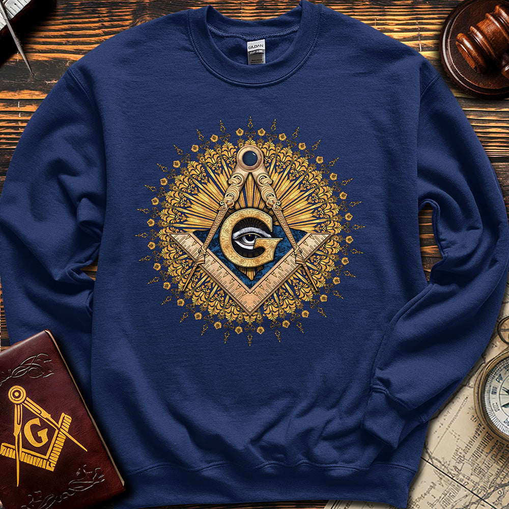 Square & Compass Eye of Providence - Sweatshirt