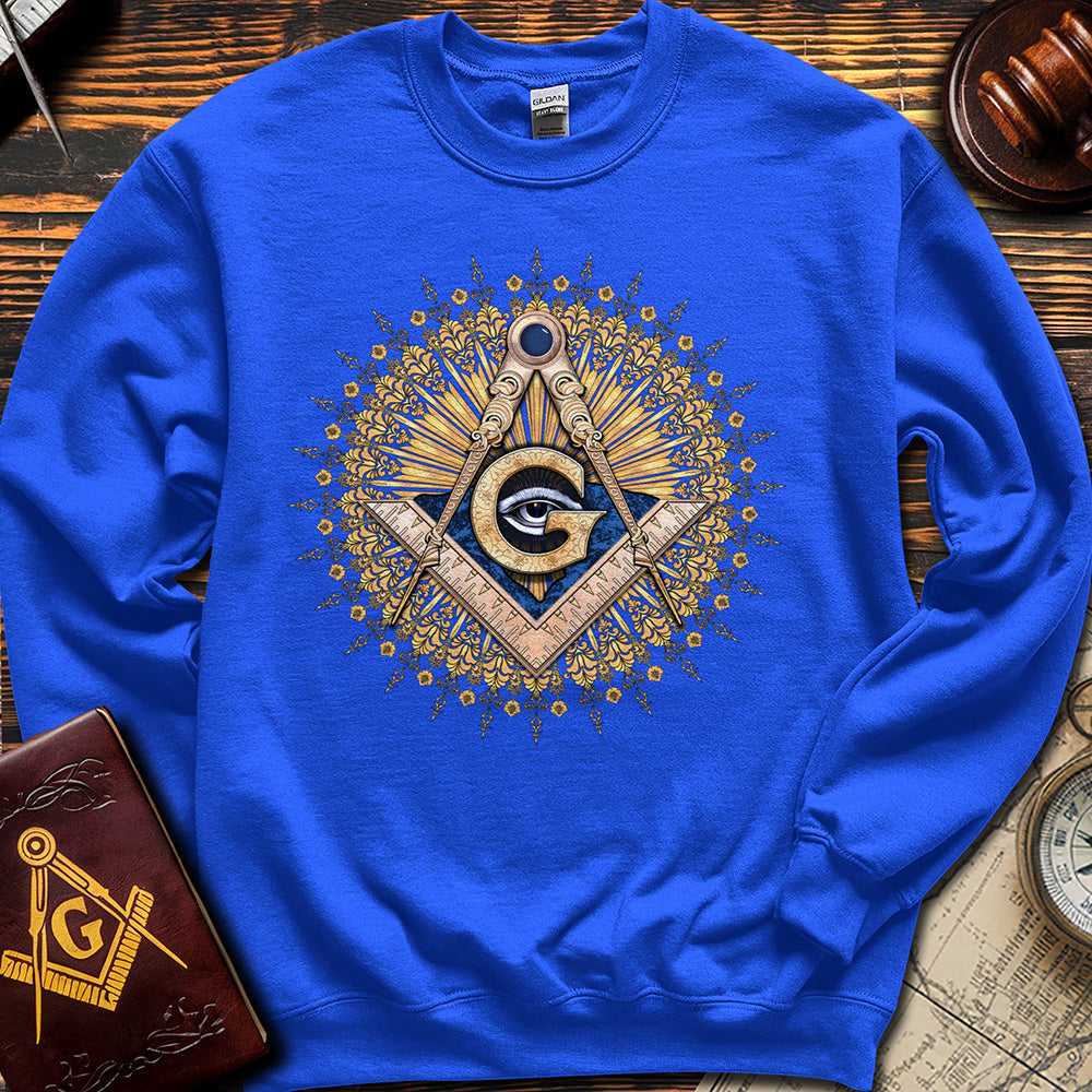 Square & Compass Eye of Providence - Sweatshirt