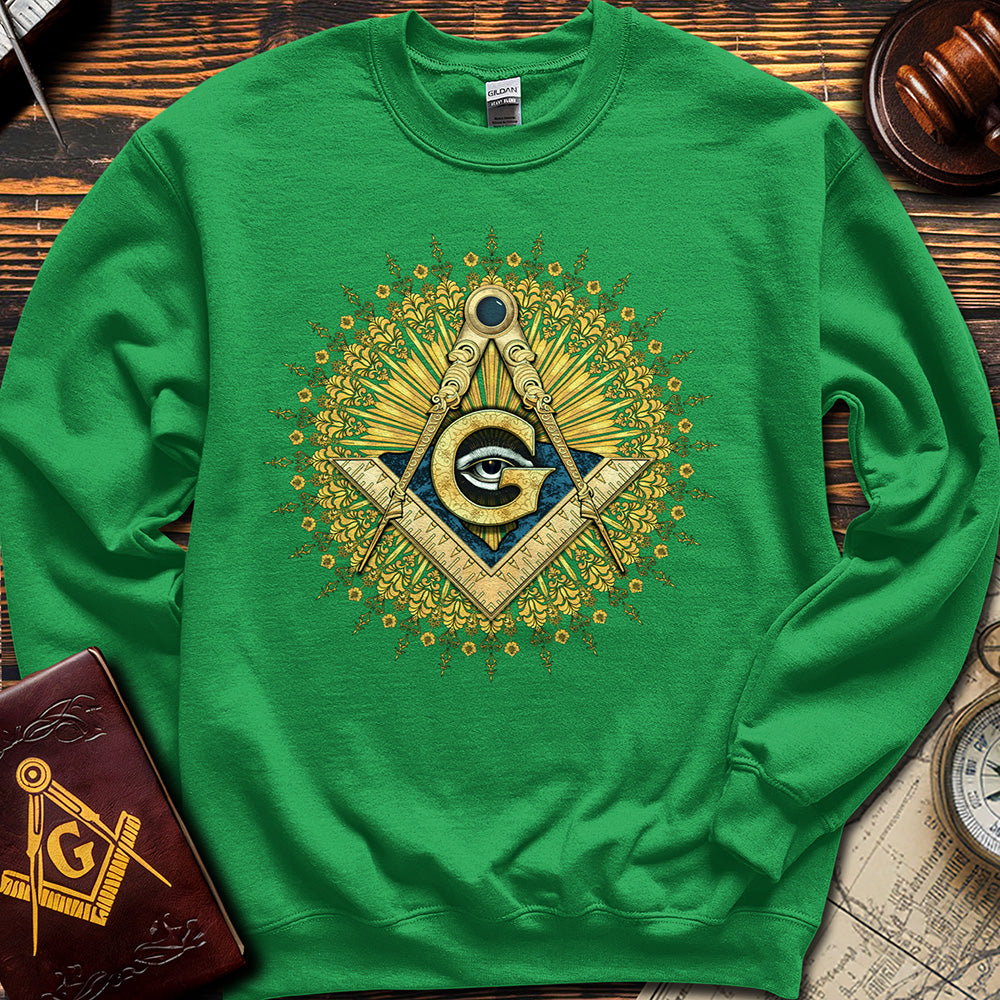 Square & Compass Eye of Providence - Sweatshirt