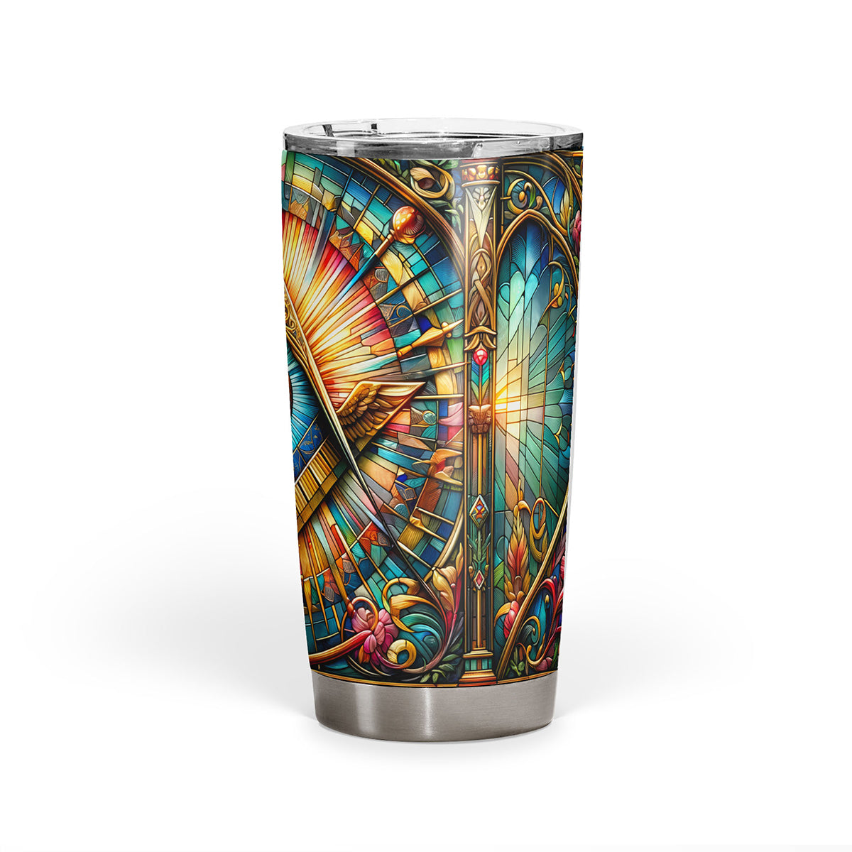 Square & Compass, The All-Seeing Eye Masonic Tumbler