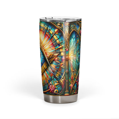 Square & Compass, The All-Seeing Eye Masonic Tumbler