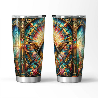 Square & Compass, The All-Seeing Eye Masonic Tumbler