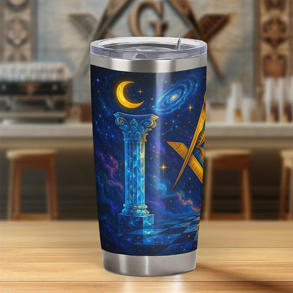 Stars of Wisdom Masonic Tumbler