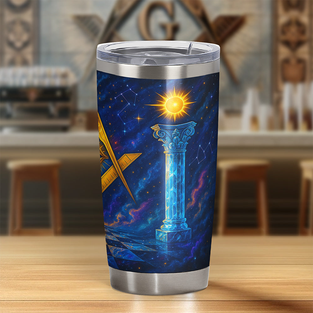 Stars of Wisdom Masonic Tumbler
