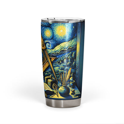 The Eye of Providence Masonic Tumbler