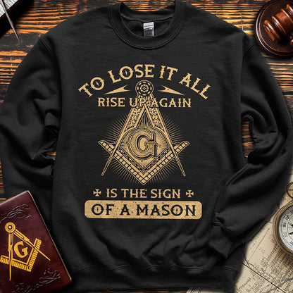 The Sign Of A Mason - Sweatshirt