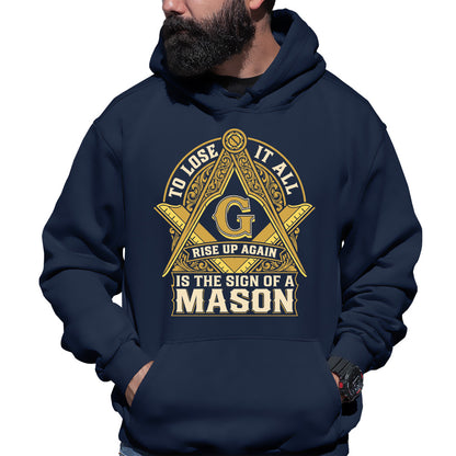 The Sign Of A Mason Masonic Hoodie